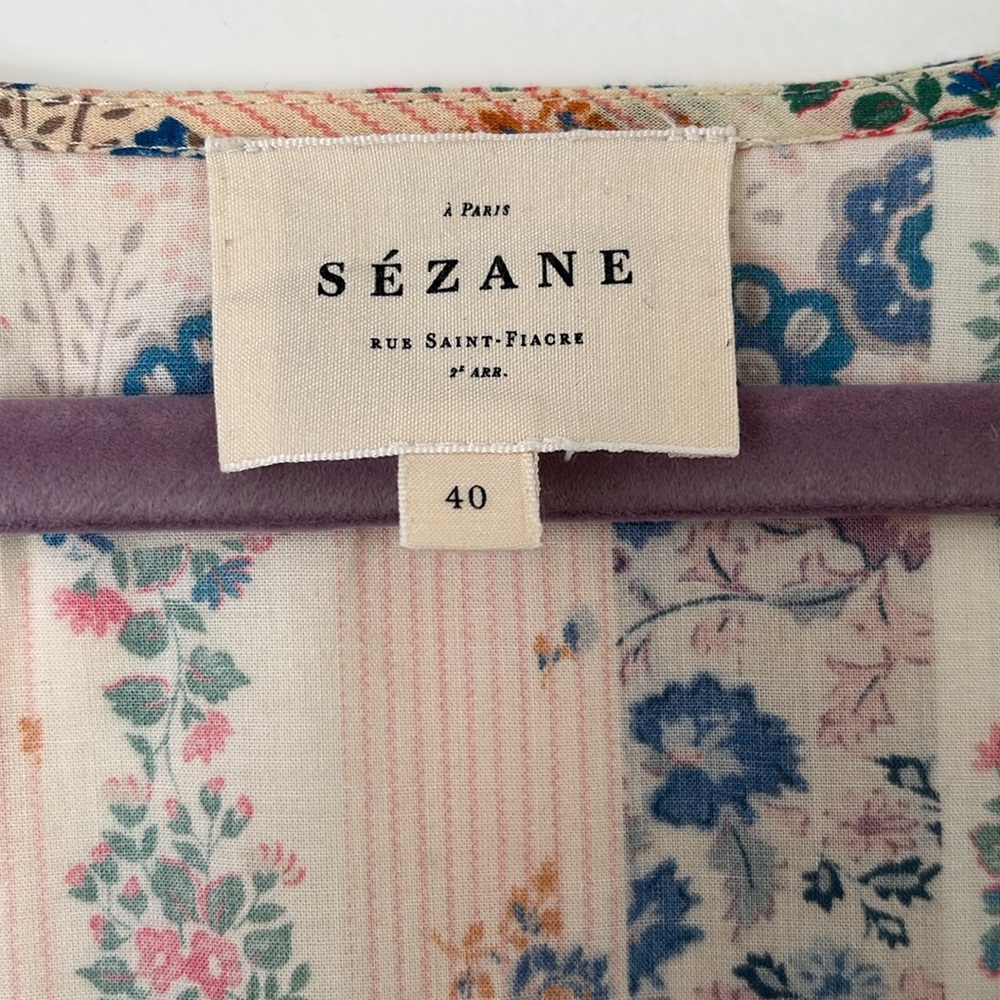Sezane Benedetta Patchwork Print Dress - Picture 13 of 15